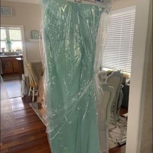 Long Strapless Dress